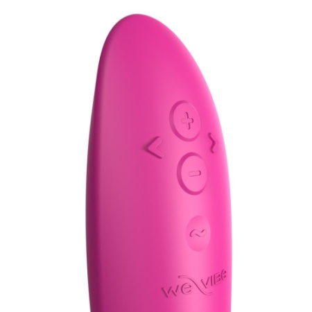 We-Vibe Rave 2 - лучший вибратор для точки G (2 мотора, приложение We-Connect) розовый